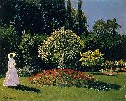 Claude Monet Jeanne-Marguerite Lecadre in the Garden Sainte-Adresse Spain oil painting artist